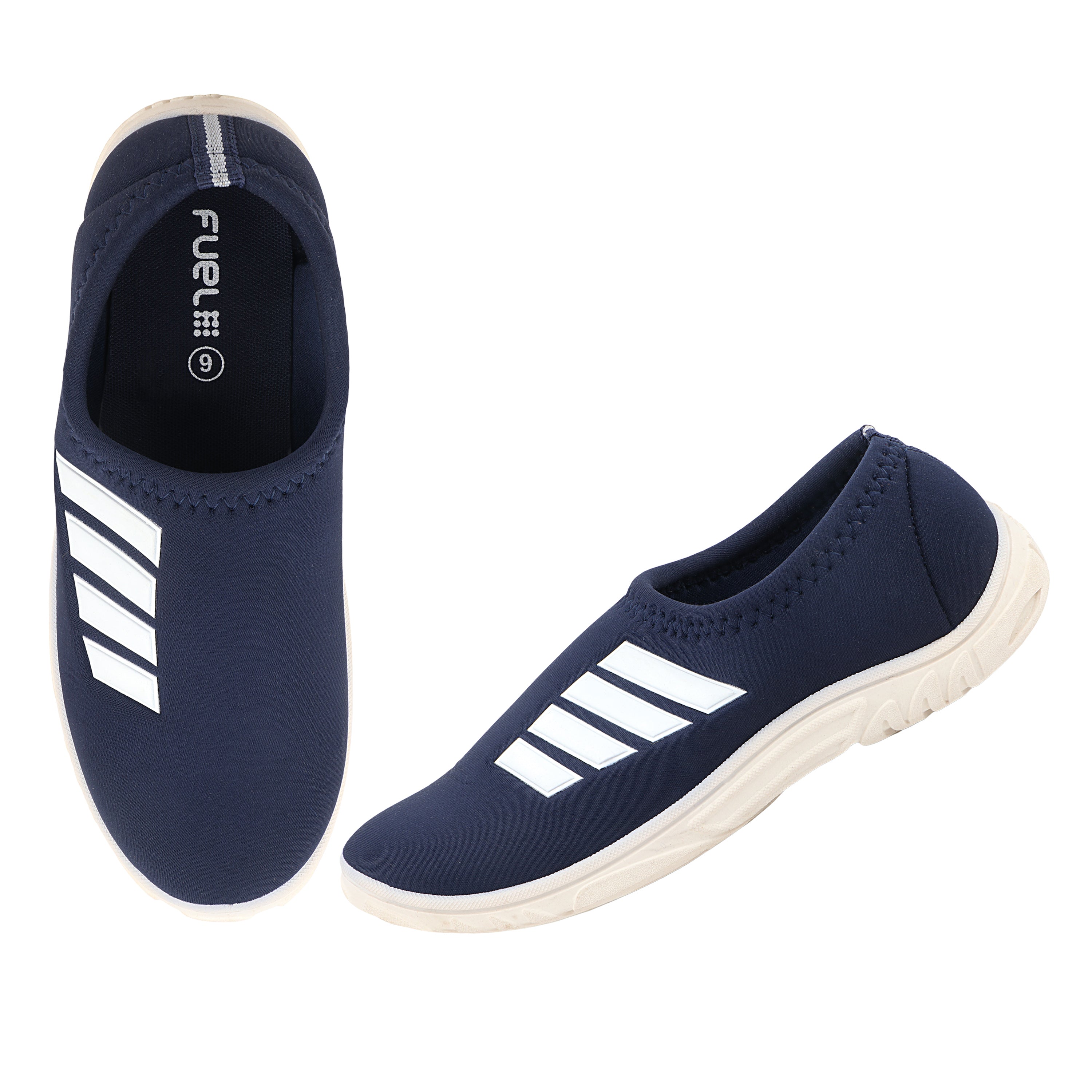FUEL Comfort-02 Women comfortable & Light-weight Slip-on Sports Shoes (Navy)