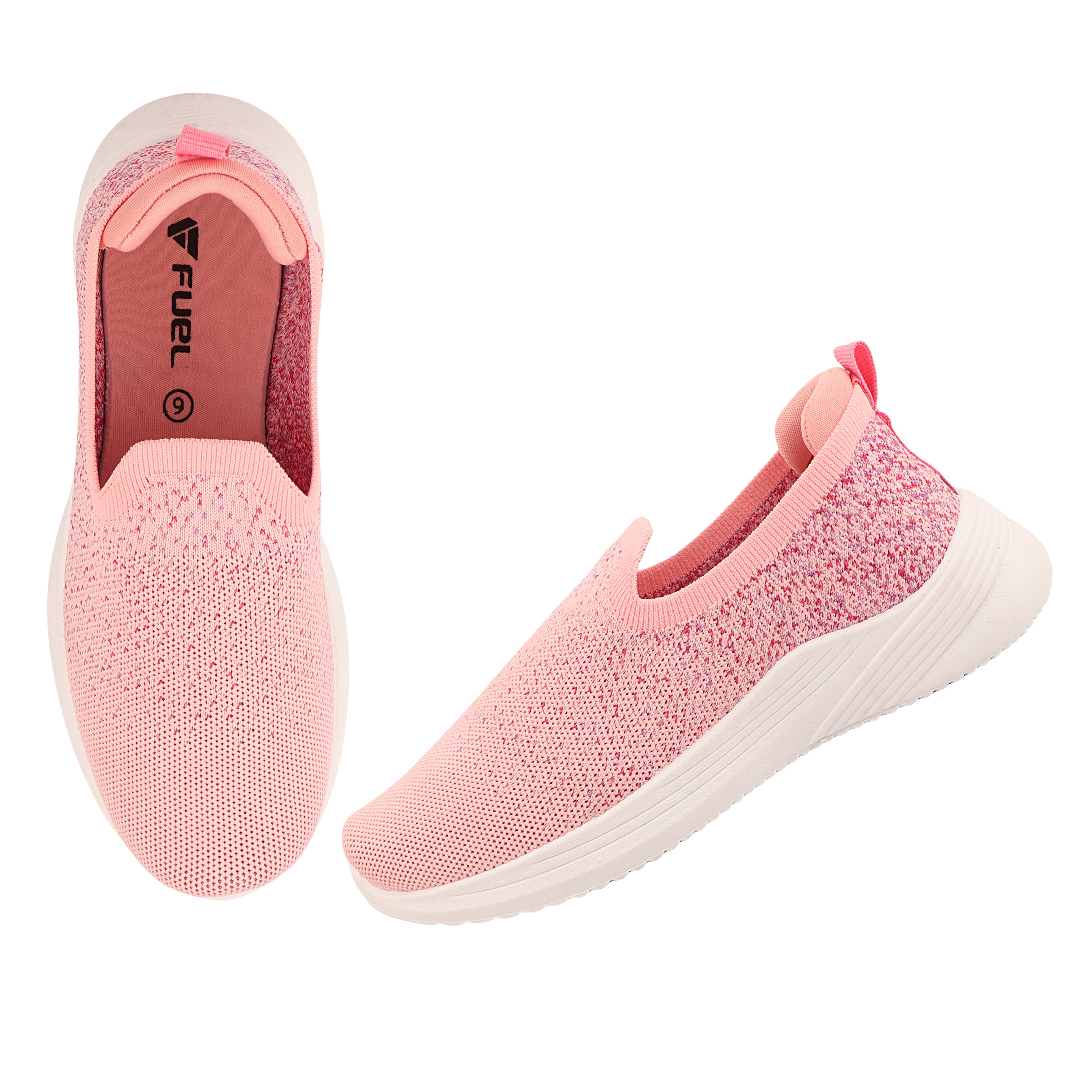 FUEL Nayasa-01 Comfortable Daily Wear Shoes for Women (Pink)