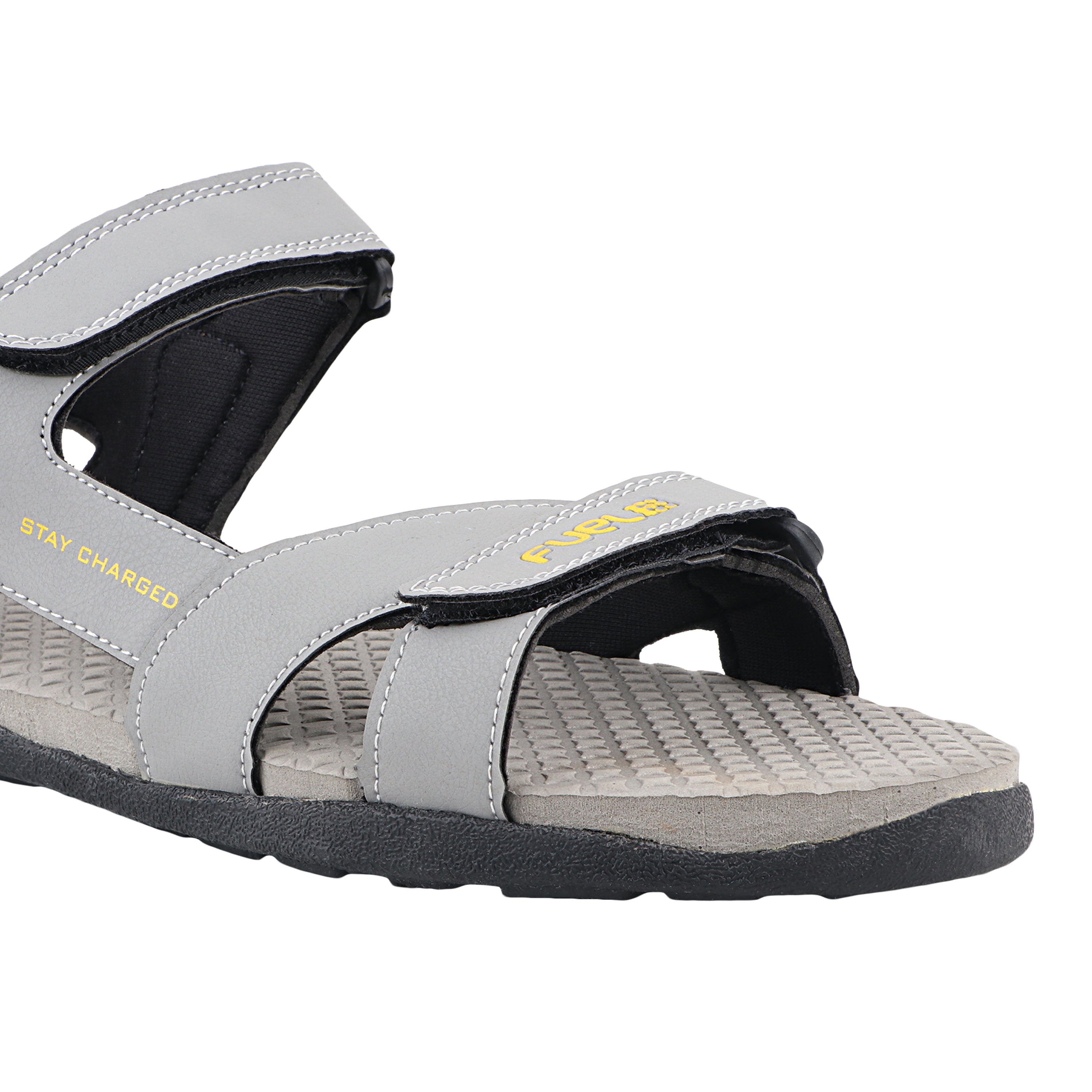 Fuel Roadster-02 Sandals For Men (Navy-Yellow)