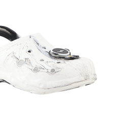 FUEL Splash Clogs Slipper for 4-10 Years Boys/Girls (White & Black)