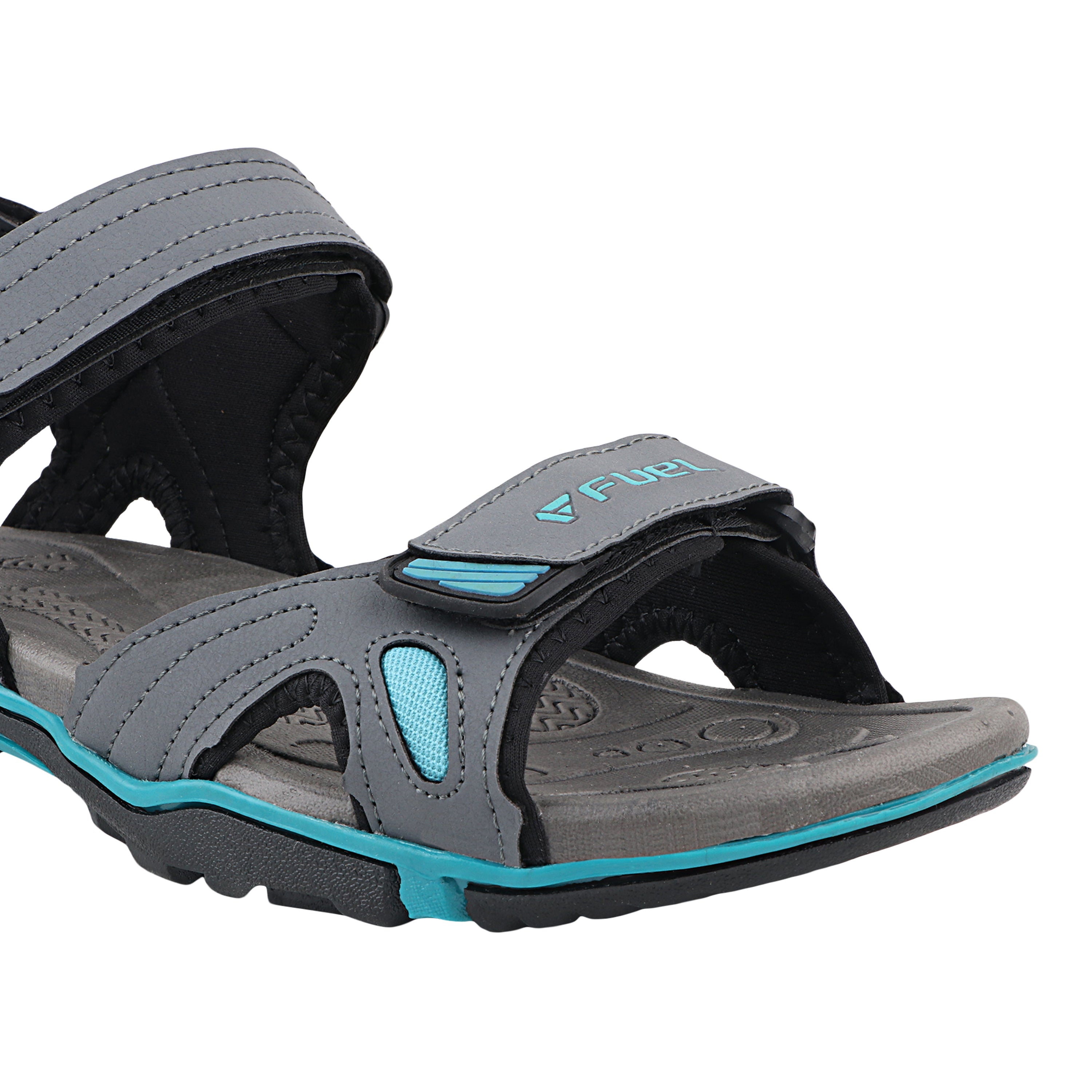 Fuel Jordan Sandals For Men's (D.Grey/Aqua)