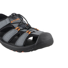 FUEL Soldier-02 Flexible Fisherman Sandals for Men in Comfortable & Breathable Casual Sandals in Protective Bump Toe with Anti-Skid Outdoor & Sports Footwear