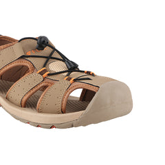 FUEL Soldier-02 Flexible Fisherman Sandals for Men in Comfortable & Breathable Casual Sandals in Protective Bump Toe with Anti-Skid Outdoor & Sports Footwear