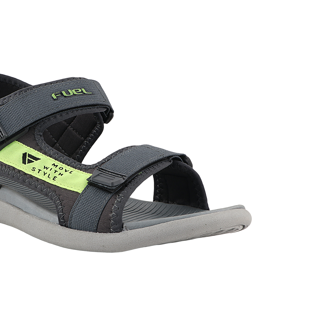 Fuel Power-02 Sandal for Men  (Grey & Green)