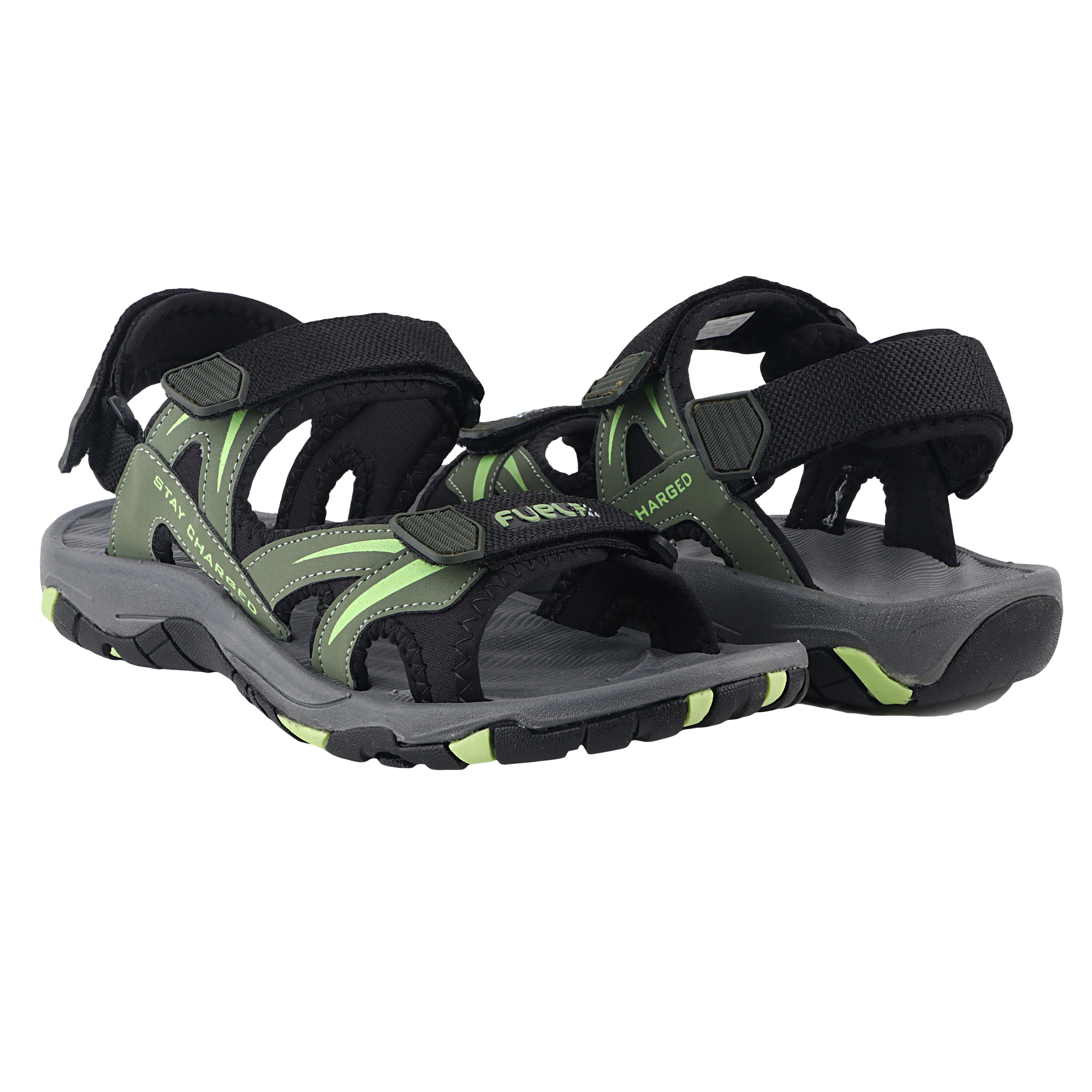 Fuel Prime Sandals For Men's (Olive-P Green)