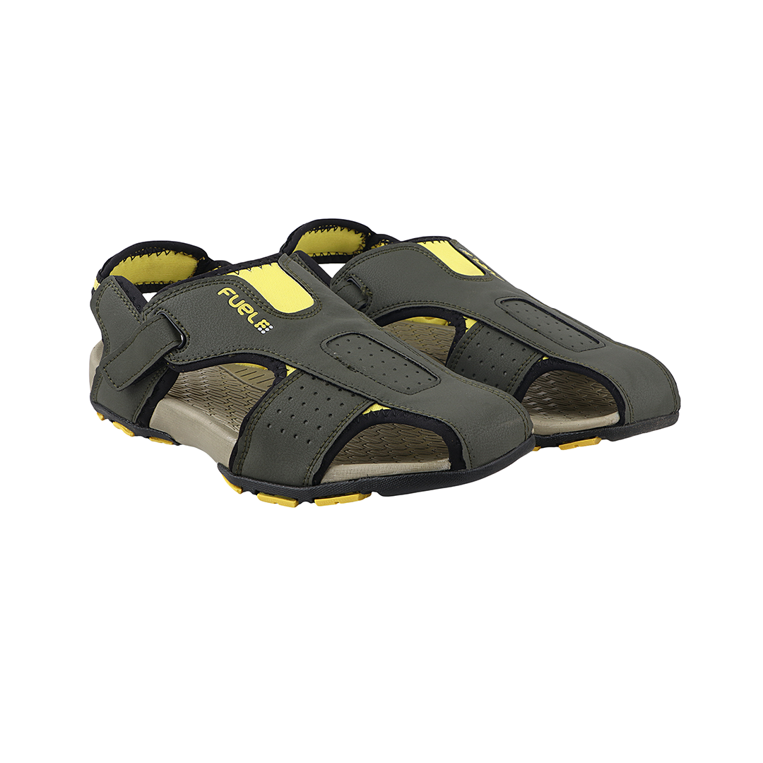 Fuel Neston Men Sandal (OLIVE/YELLOW)