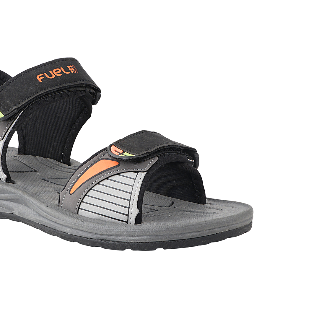 Fuel LEO Sandal For Men (Black Orange)