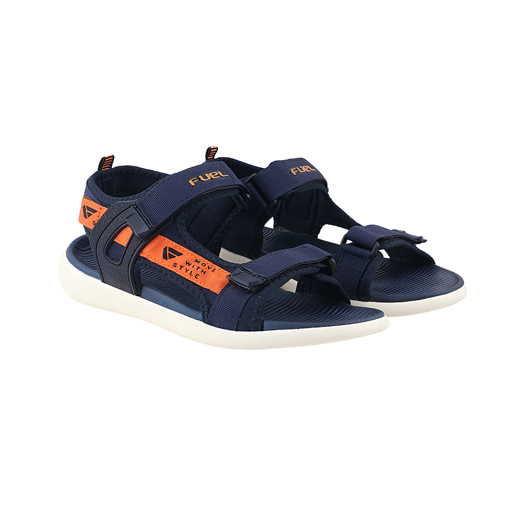 Fuel Power-02 Sandals For Men's (Navy-Orange)