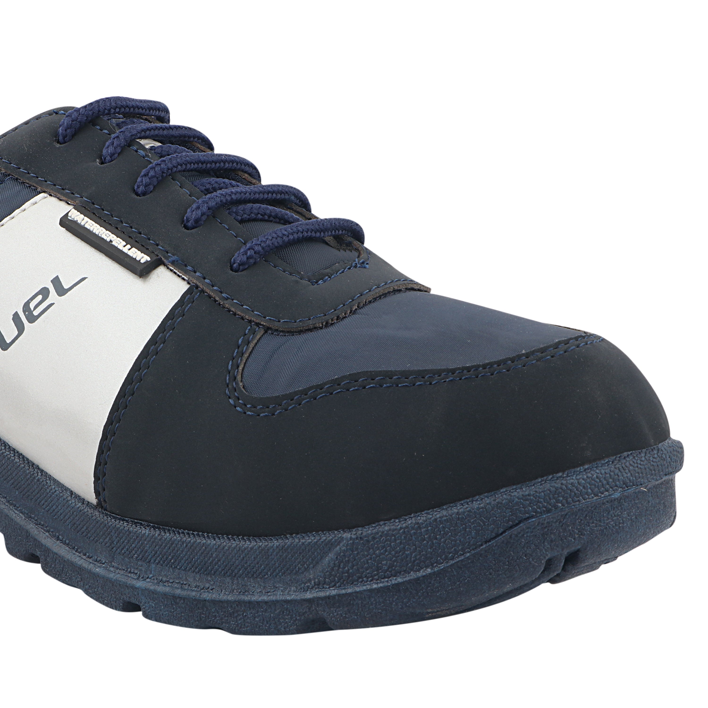 Fuel Ultra Breathable Upper Safety Shoes for Men's Steel Toe With Single Density PVC Sole (Blue)