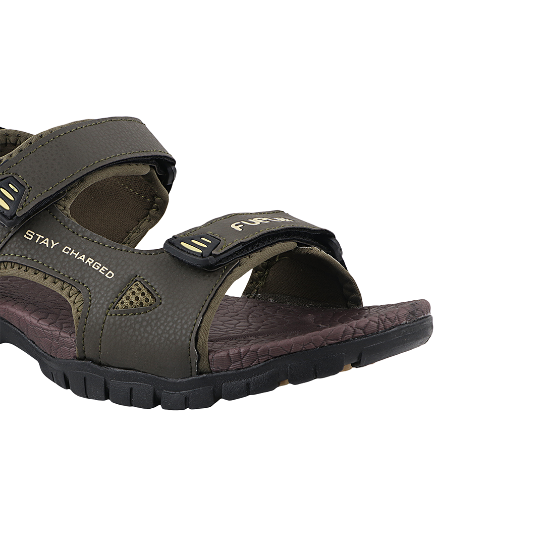 Fuel Rambo-04 sandal for Men  (OLIVE & BEIGE )