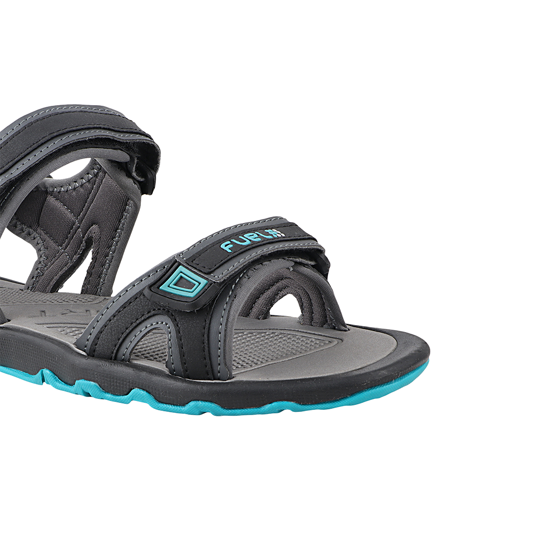 Fuel Captain Sandal For Men's (GREY/AQUA)