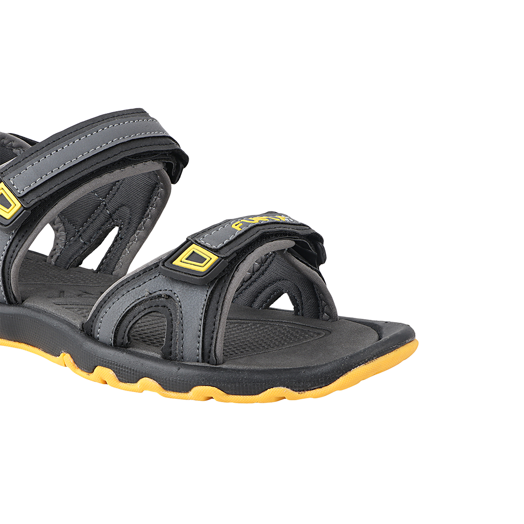 Fuel Captain Sandal For Men's (GREY/YELLOW)