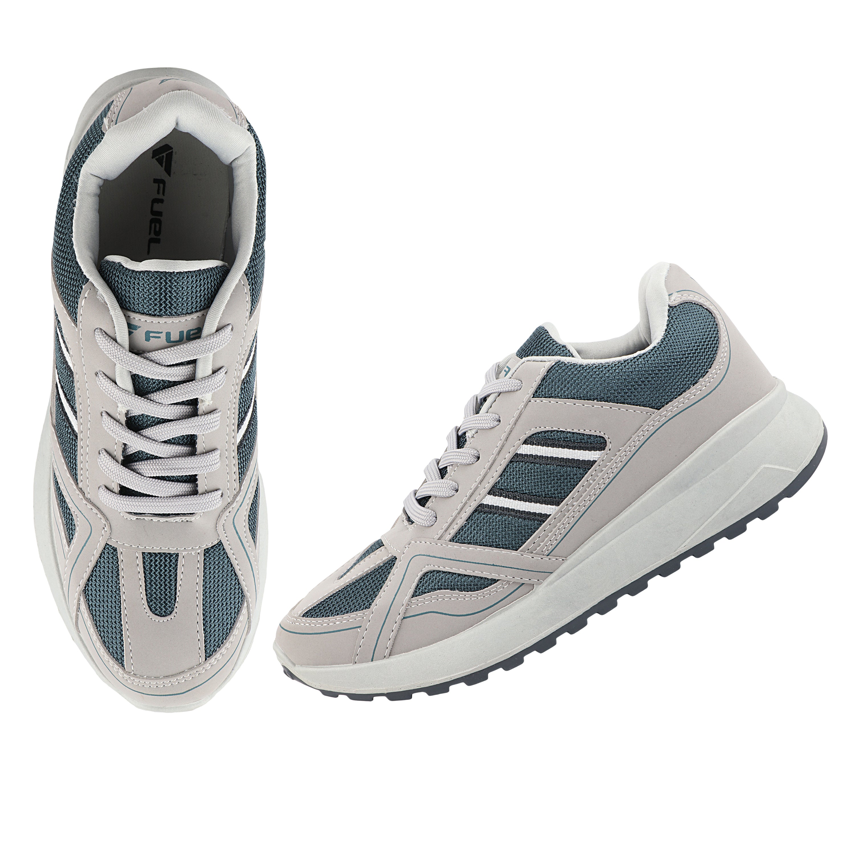 FUEL Stryker Lightweight & Durable with Stylish Corduroy Cushioned Comfort Durable PVC Sole for Men's (Ombre Blue)
