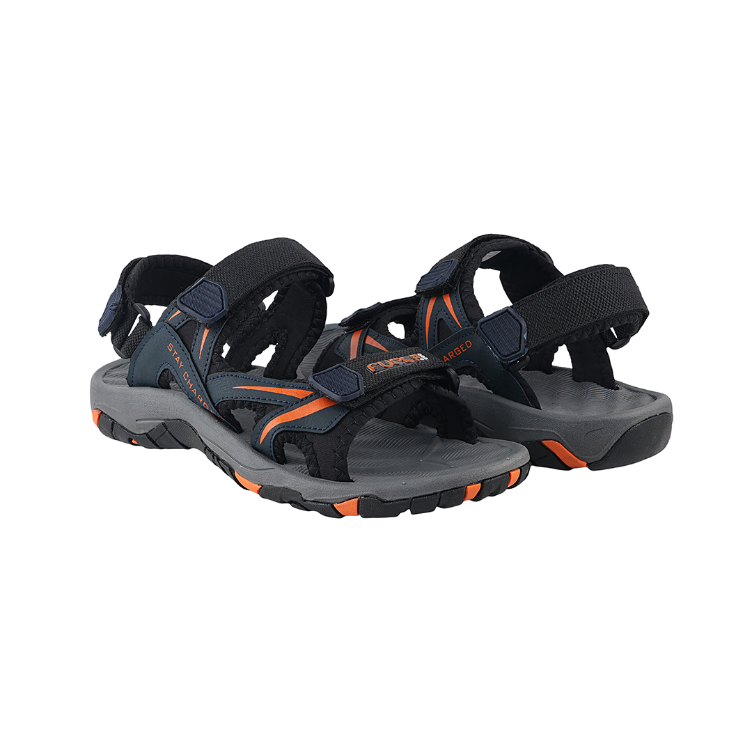 Fuel Prime Sandals For Men's (Navy-Orange)