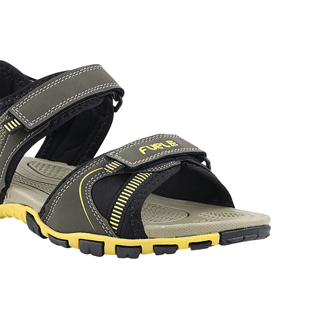 Fuel Bruno Sandals For Men's (Olive-Yellow)