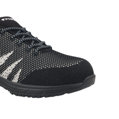 Fuel Gracy  Safety Shoes for Women's (Black-Grey)
