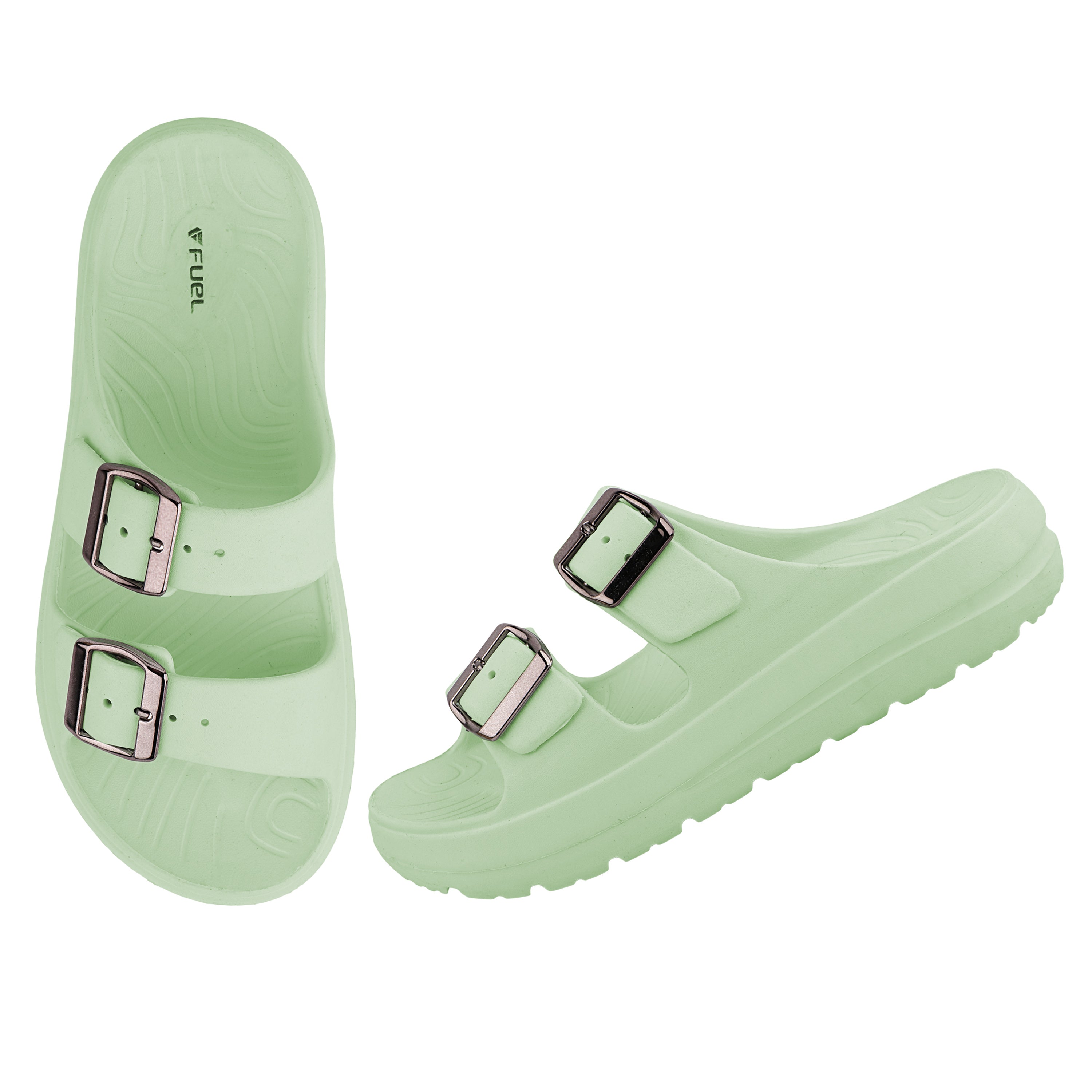 FUEL Florida Lightweight and Comfortable with Soft Cushioned Footbed & Slip-On Design for Women's (Mint)