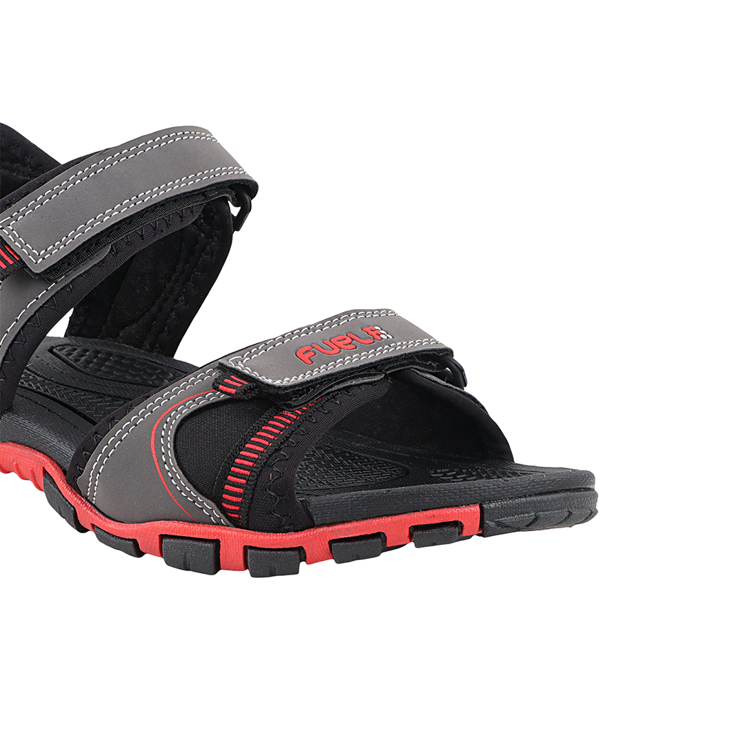 Fuel Bruno Sandals For Men's (Grey-Red)