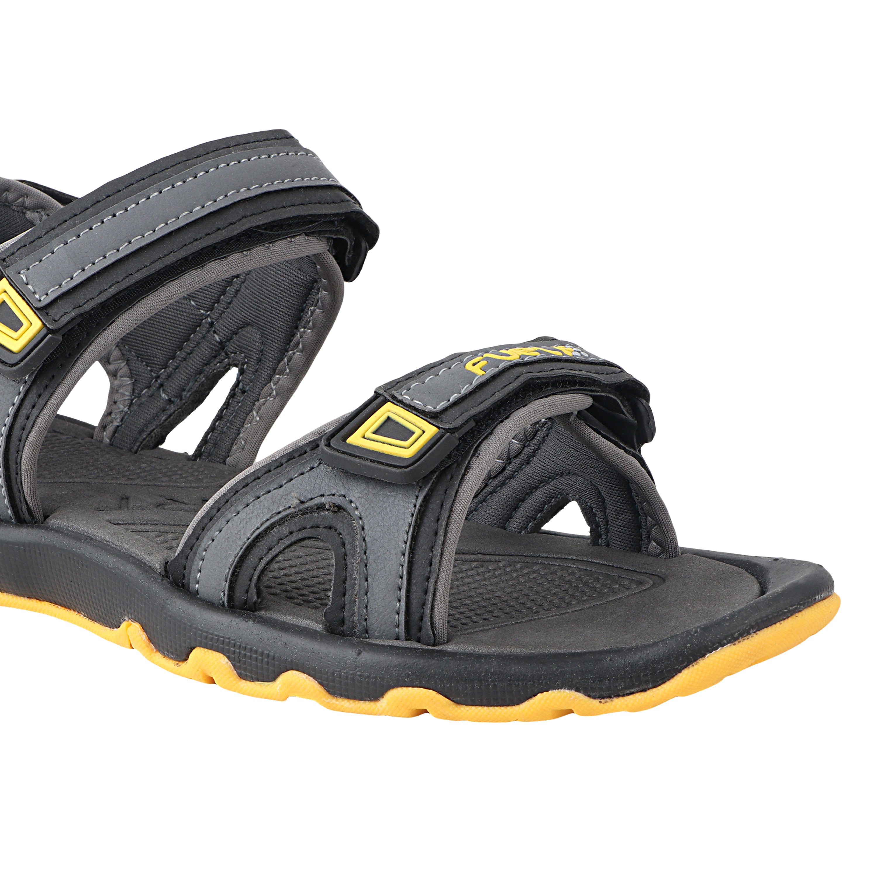 Fuel Captain Sandal For Men's (GREY/YELLOW)