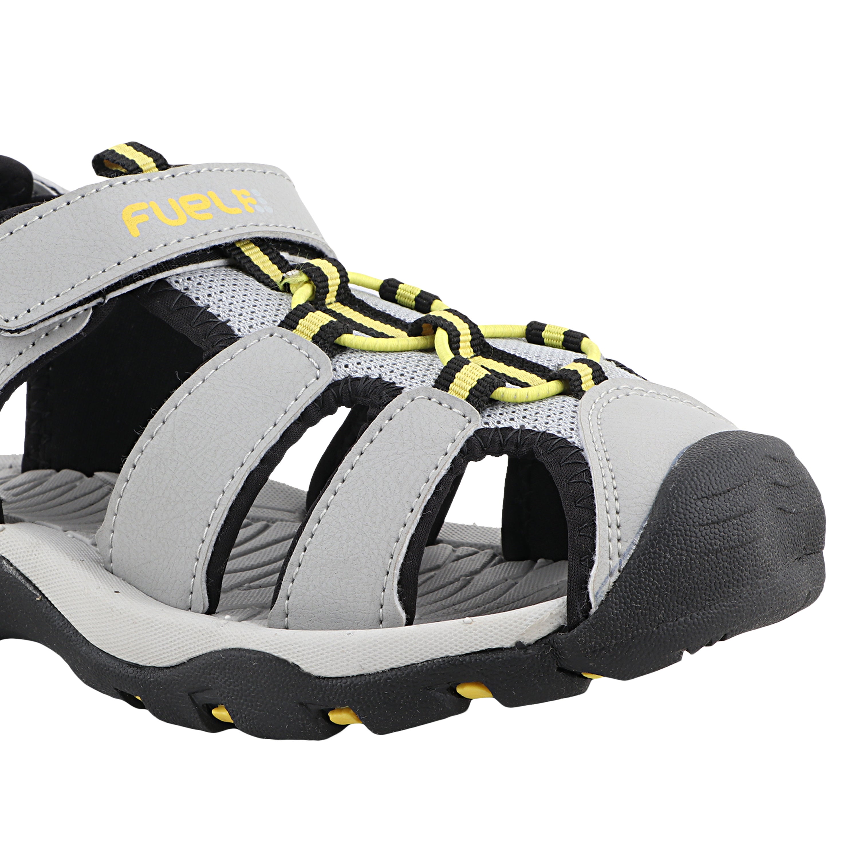 Fuel Luke Sandal For Boy's (Grey/Yellow)