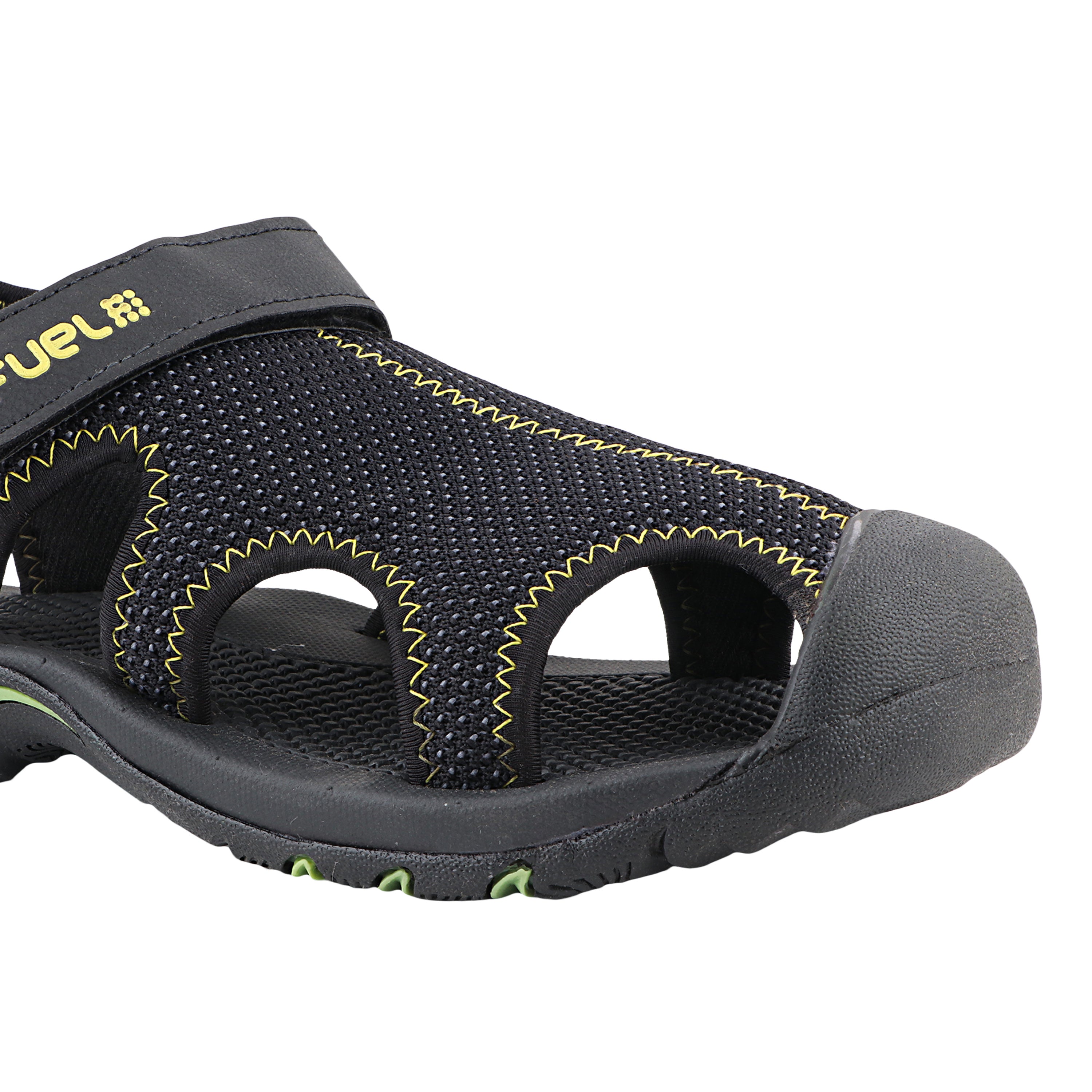 Fuel Soldier-07 Fisherman Sandals for Men (Black)