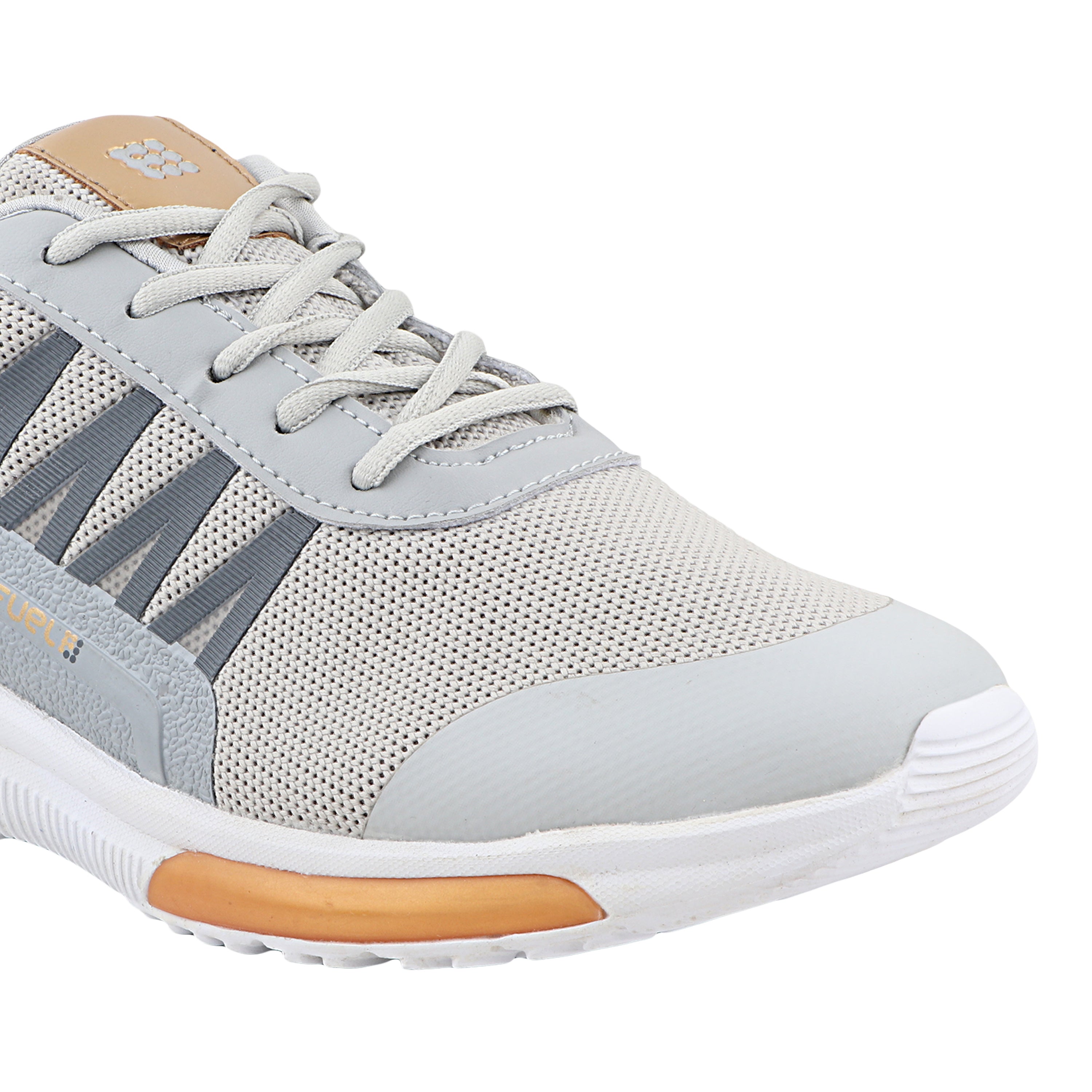 FUEL Polo Sport Shoe For Men's (Grey & Gold)