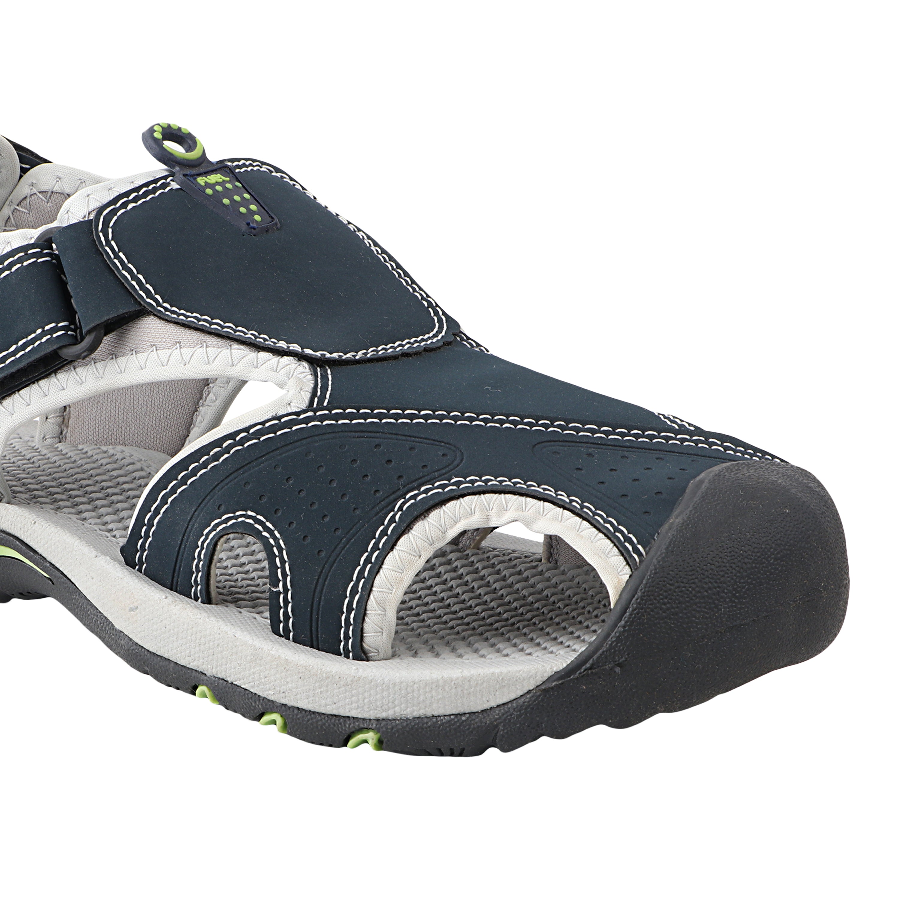 Fuel Soldier-04 Fisherman Sandals for Men (Navy-Grey)