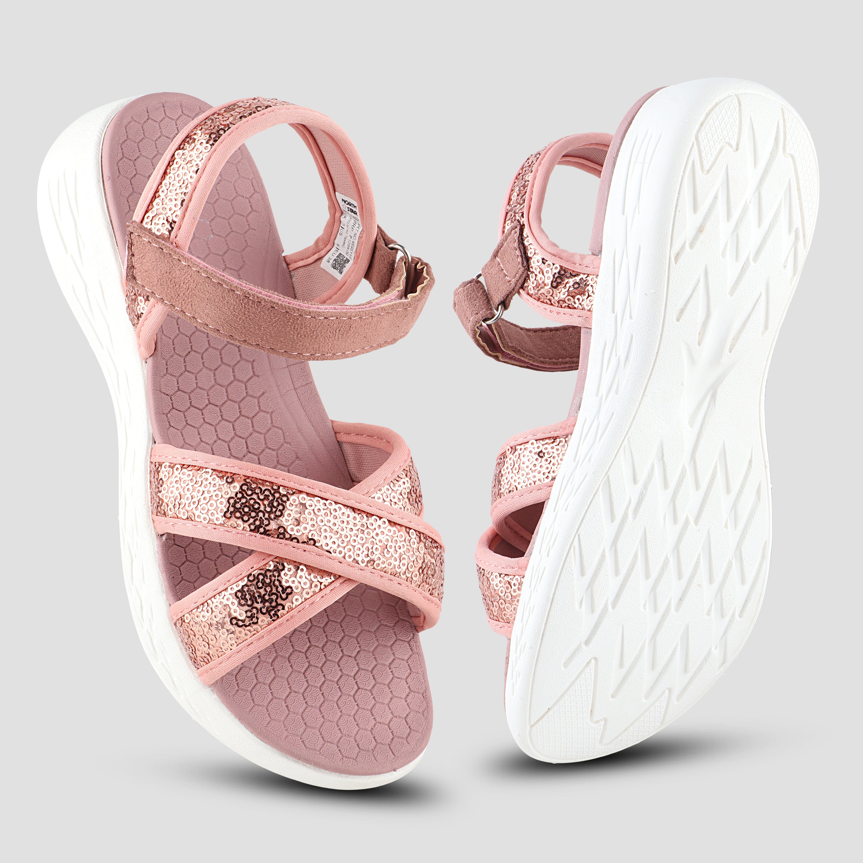 FUEL fashion Sandal for Women (Pink)