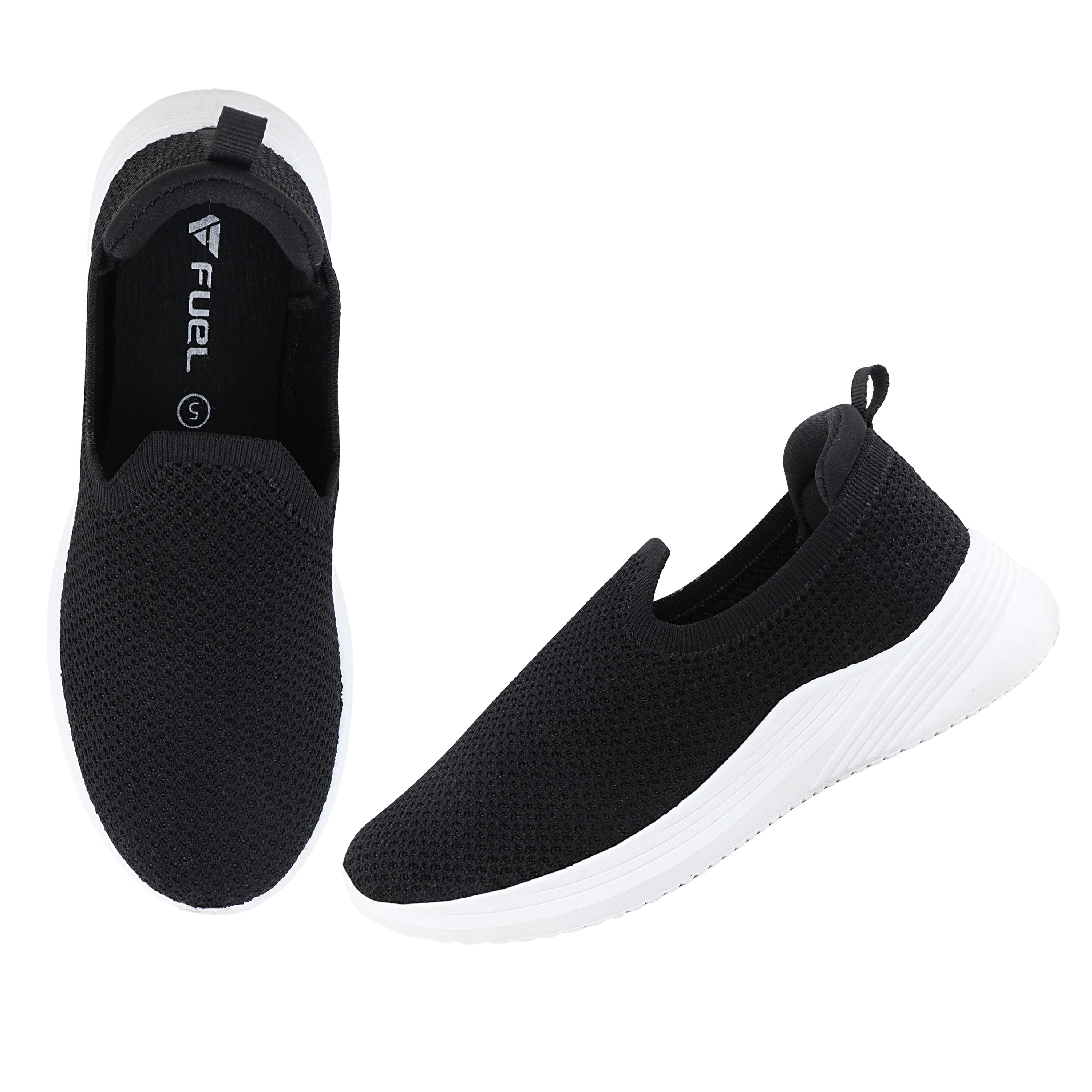 FUEL Naysa-02 Comfortable Daily Wear Shoes for Women – Mesh Top with PVC Grip Sole