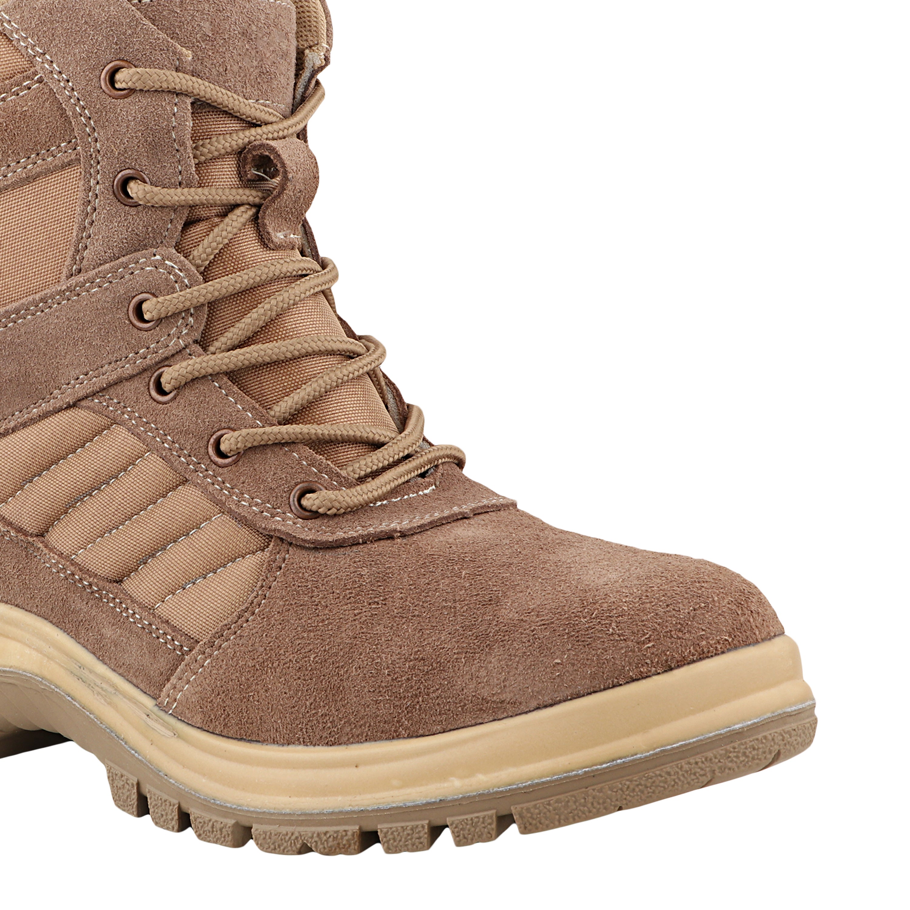 FUEL DMS Trendy Synthetic Leather Lightweight Comfortable Outdoor Casual Shoes Lace-Up High Ankle Boots