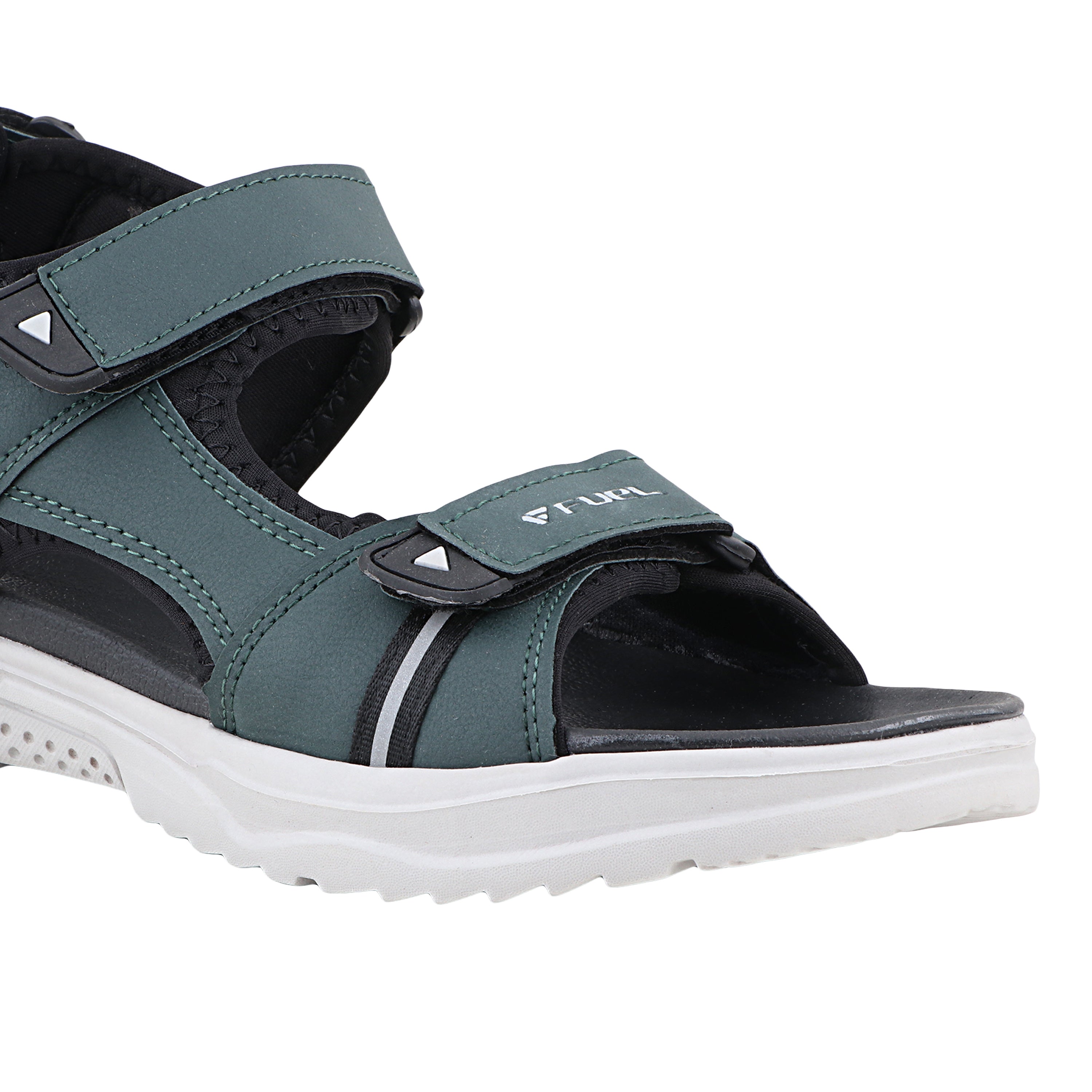 FUEL Combat-06 Chunky Comfortable and Flexible Sole Sports Sandals for Men's (Olive)