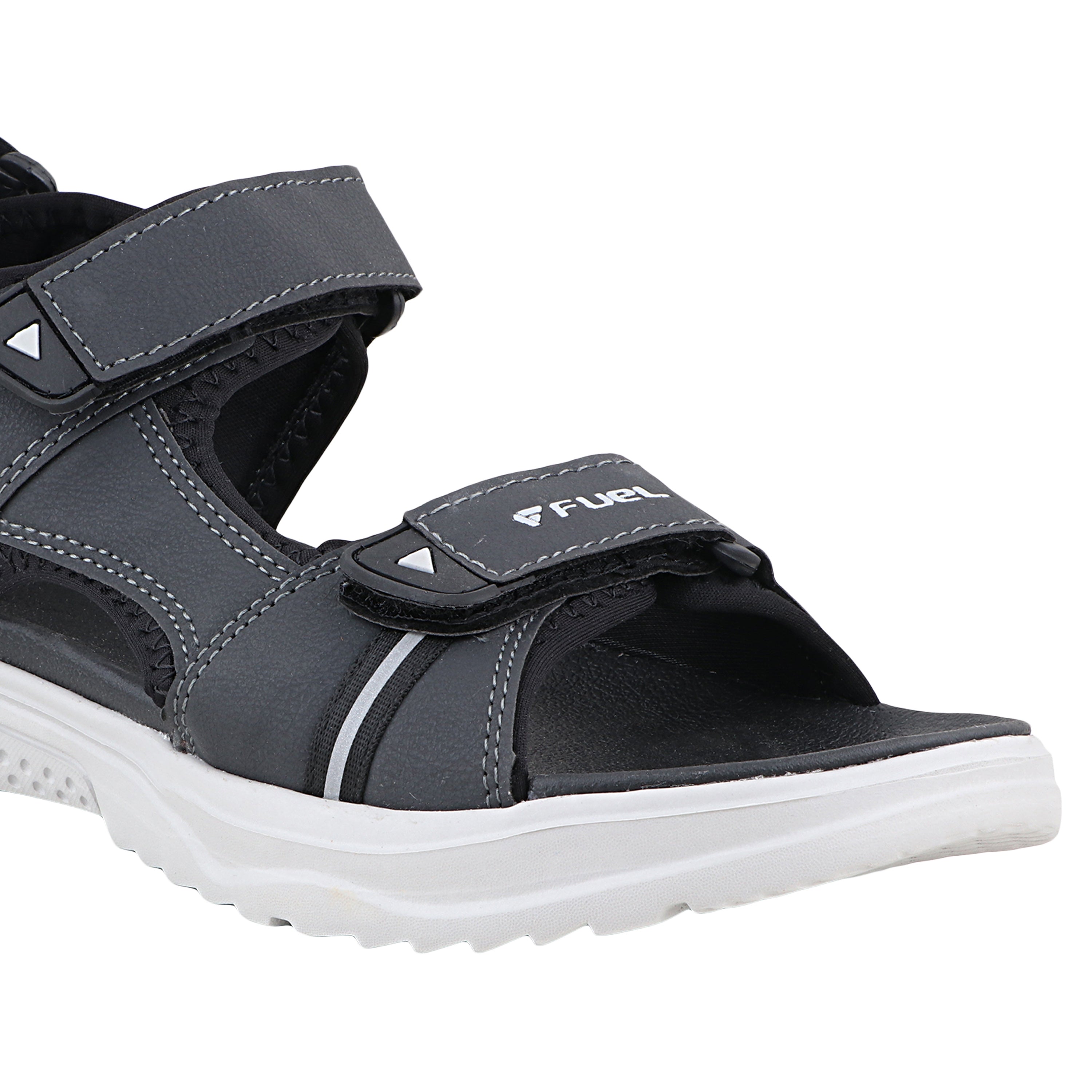 FUEL Combat-06 Chunky Comfortable and Flexible Sole Sports Sandals for Men's (Grey)