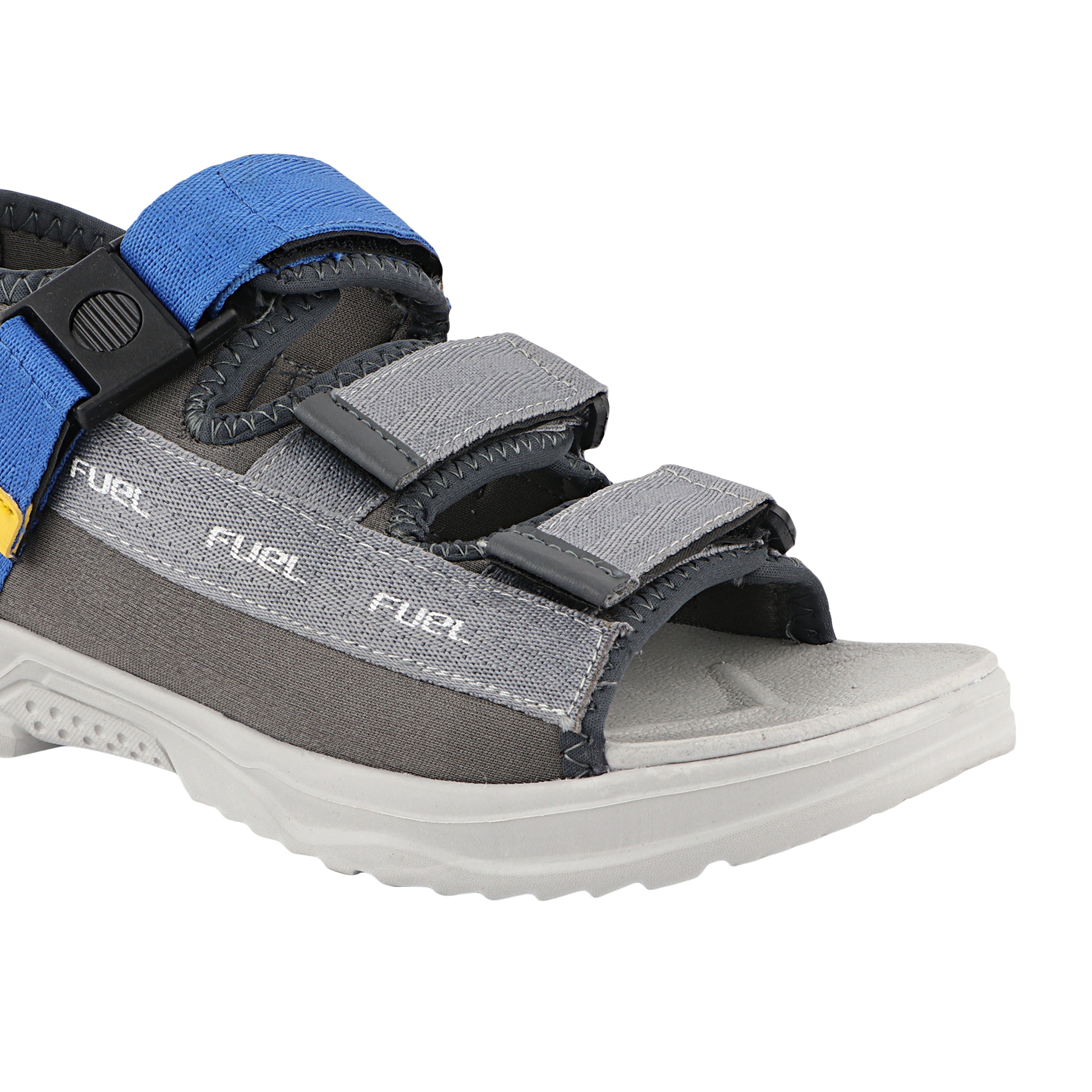 FUEL Combat-05 Comfortable and Stylish Casual Sandals For Men's (Grey)