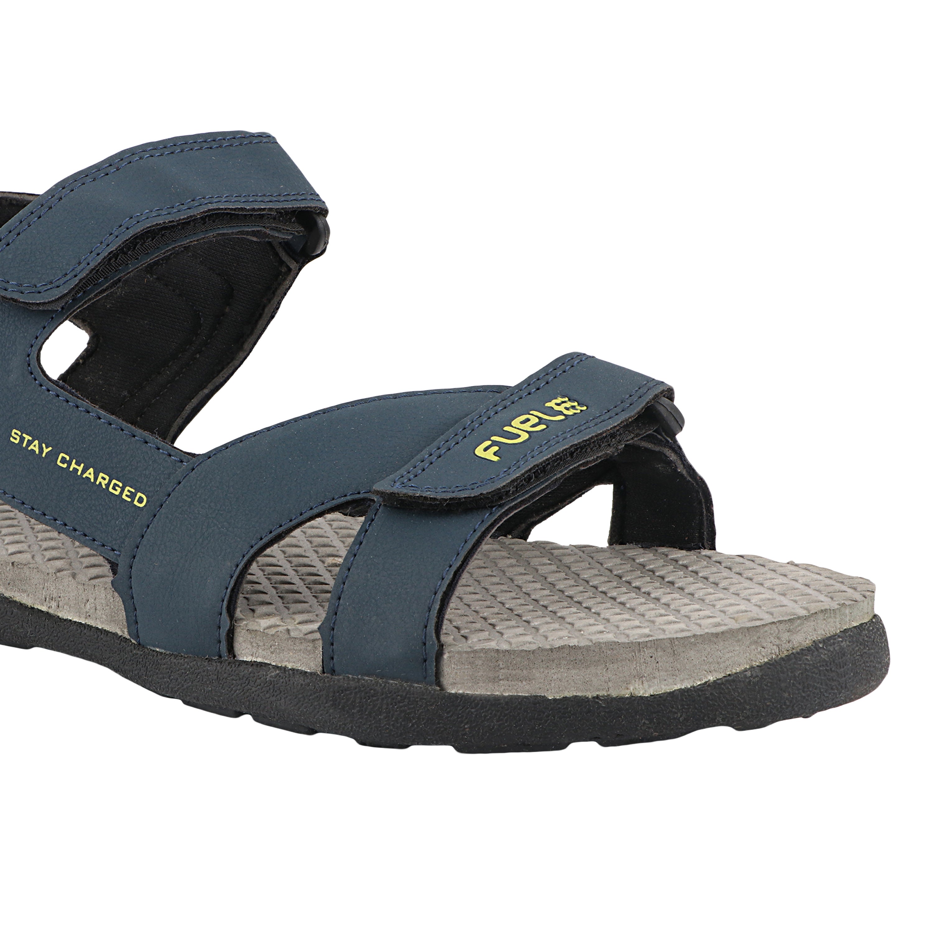 FUEL Roadster-02 Ultra Light-Weight Sports Sandals For Men (Navy)