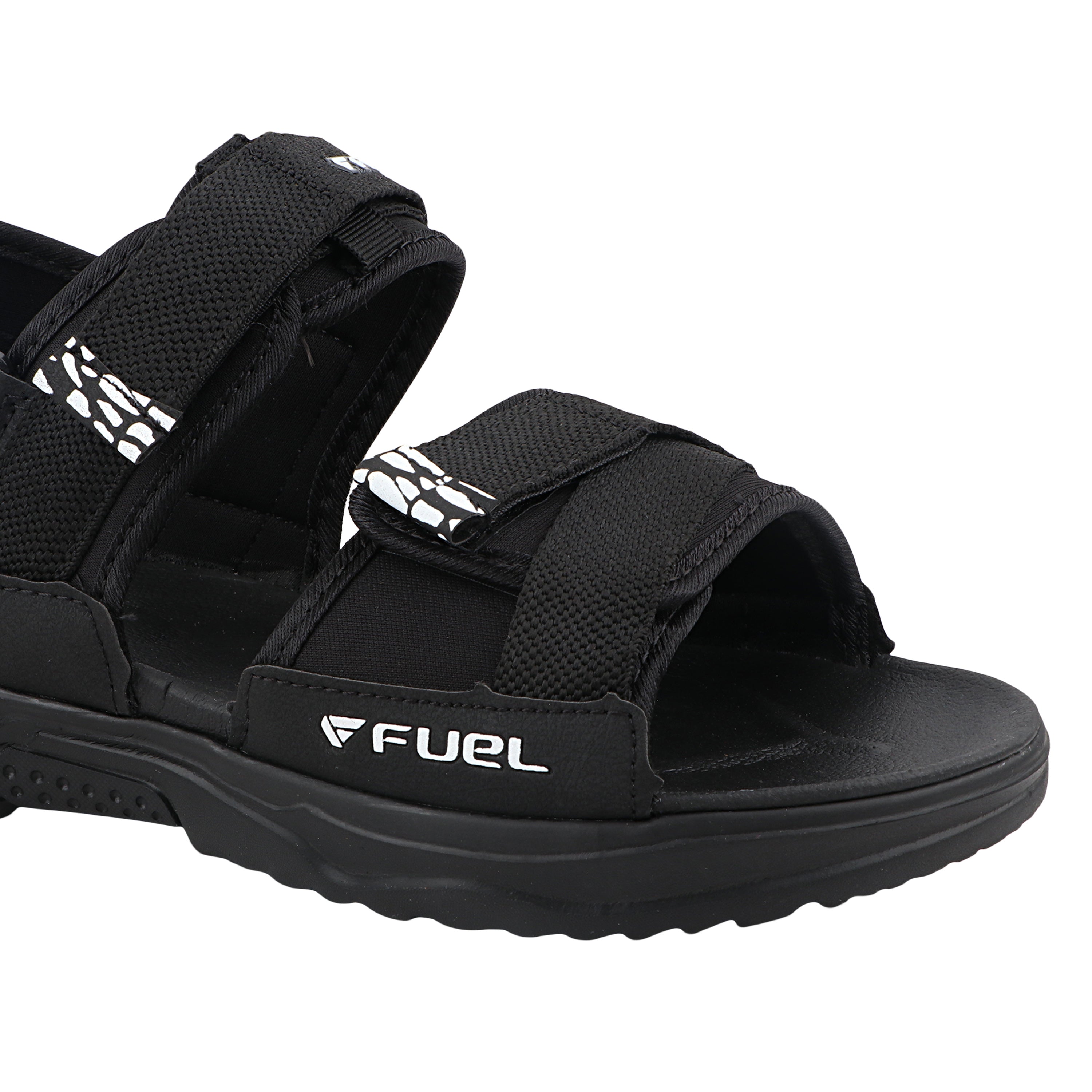 FUEL Combat-01 Breathable & Anti-Skid Outdoor Sandals For Men's (Black)