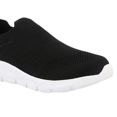 FUEL James-01 Soft Cushioned Footbed and Breathable Knitted Fabric with EVA Sole for Boys (Black)