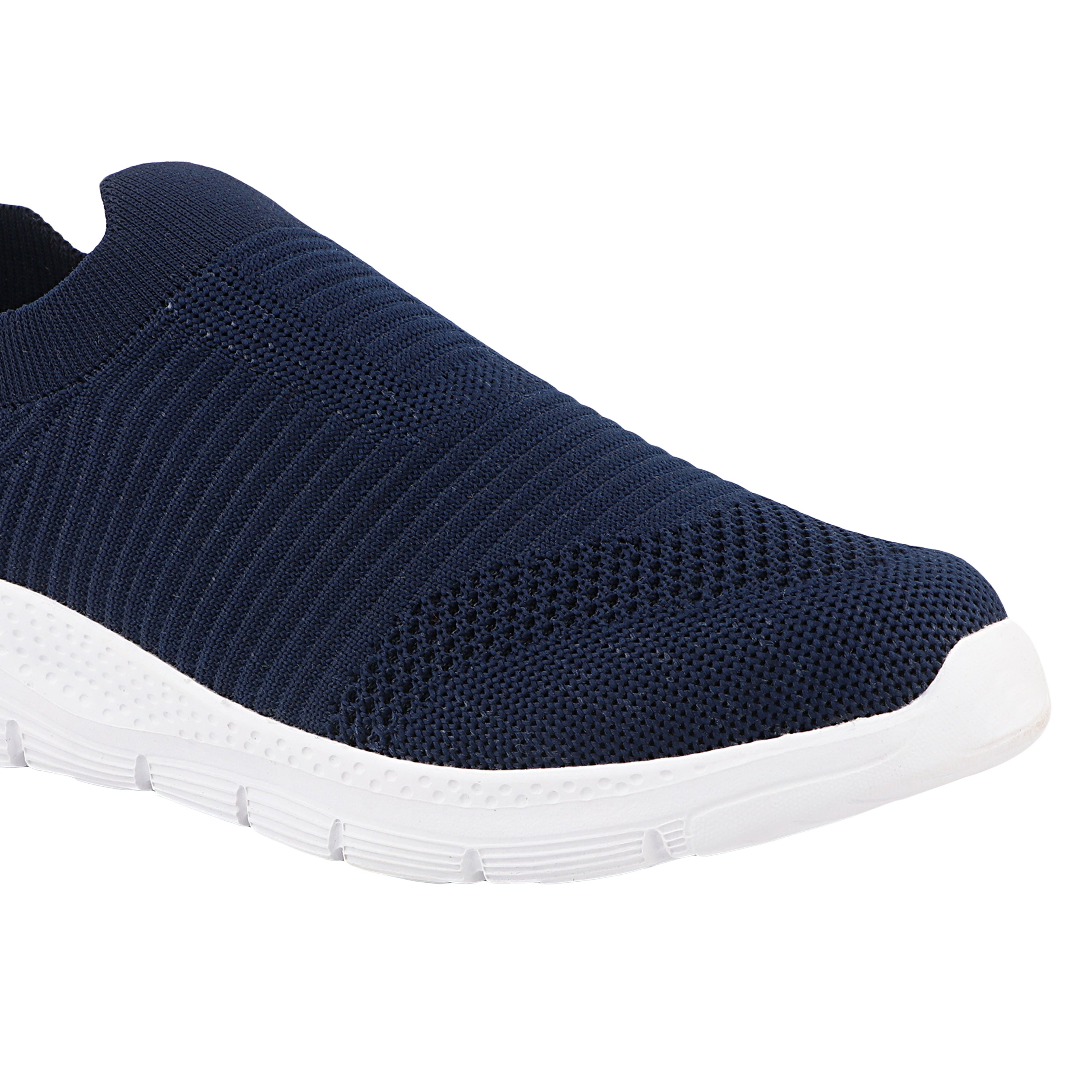 FUEL James-01 Soft Cushioned Footbed and Breathable Knitted Fabric with EVA Sole for Boys (Navy)