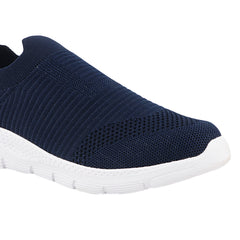 FUEL James-01 Soft Cushioned Footbed and Breathable Knitted Fabric with EVA Sole for Boys (Navy)