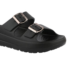 FUEL Florida Lightweight and Comfortable with Soft Cushioned Footbed & Slip-On Design for Women's (Black)