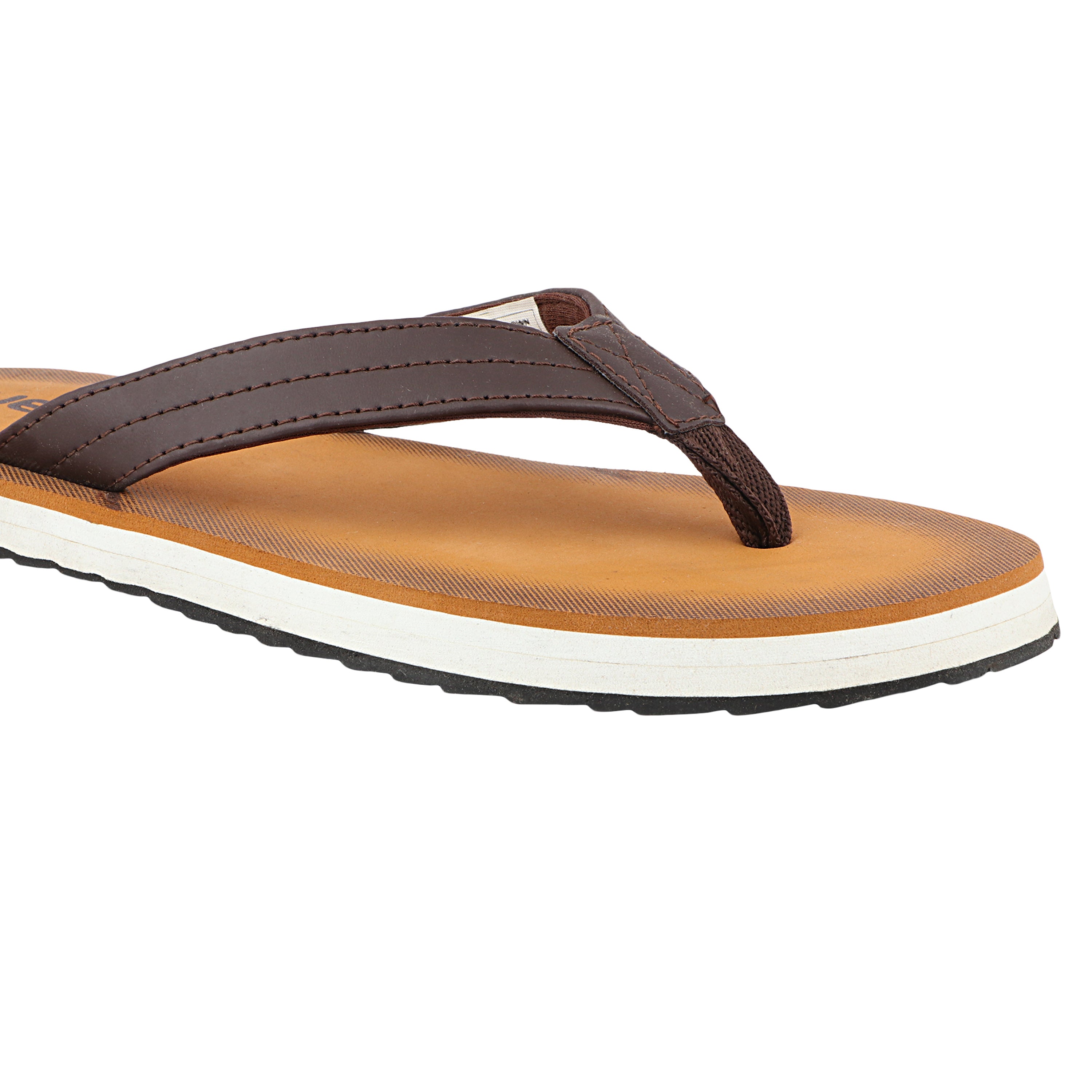 FUEL Roman Lightweight and Comfortable with Soft Cushioning and Superior Grip Slipper for Men's (Brown)
