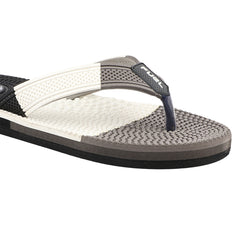 FUEL Trenzo Comfortable Slip-On Slippers with Cushioned Insole & Flexible Sole for Men's (Black)