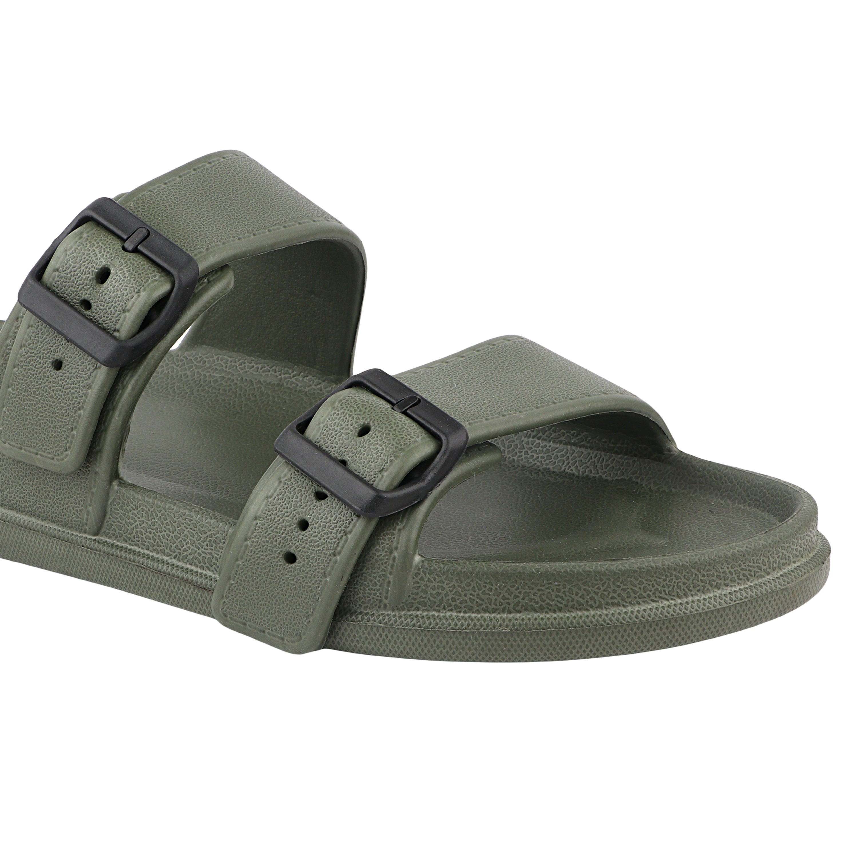 FUEL Aura Lightweight & Anti-Slip with Cushioned Footbed and Flexible Durable Slipper for Men's (Olive)