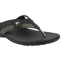 FUEL Havana Men’s Slippers | Comfortable Slip-On Slippers | Lightweight EVA + TPR Sole | Cushioned Footbed | Synthetic Casual Slippers for Daily, Home, Walking & Regular Use (Green)
