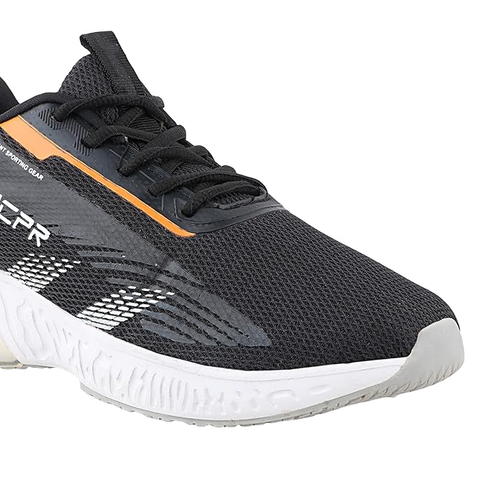 FUEL UNIQSTEP Sport Shoes For Man (BLACK/ORANGE)