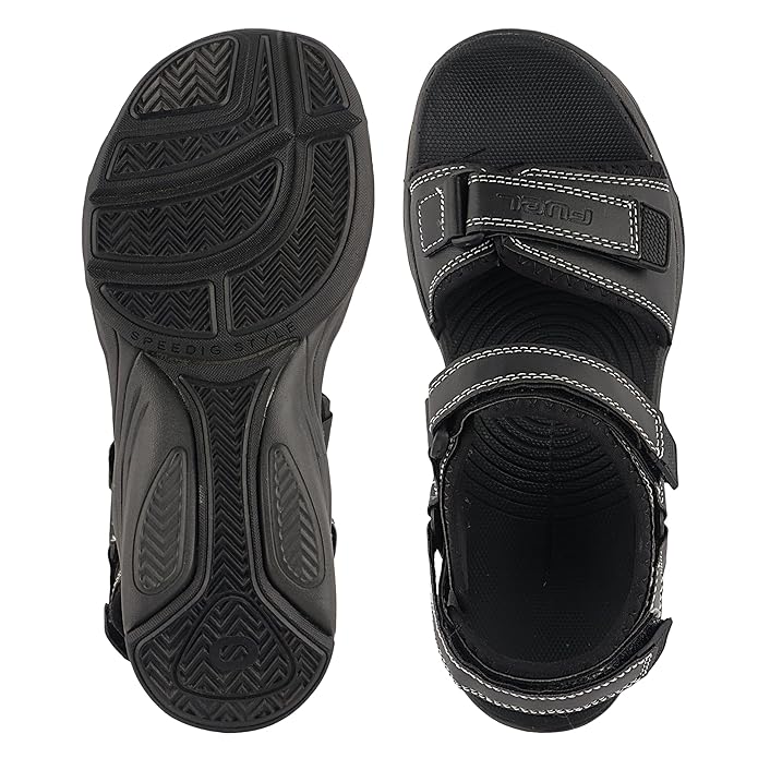 FUEL OLIVER SANDALS FOR MEN'S (BLACK)