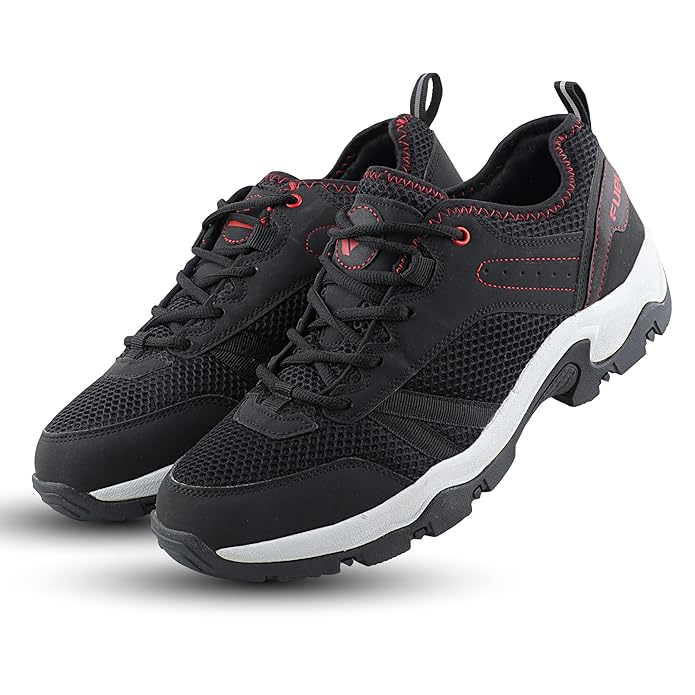 FUEL Outdoor-03 Sport Shoes for Men's (BLACK/RED )