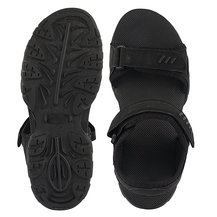 FUEL JERSEY Sandals for Boy's (Black)