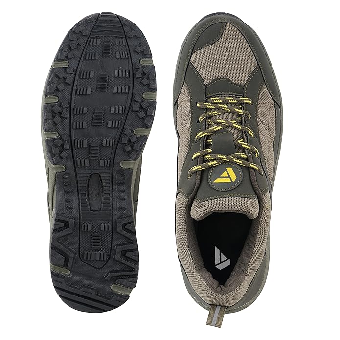 FUEL Outdoor-04 Sport Shoes for Men's (OLIVE/YELLOW)