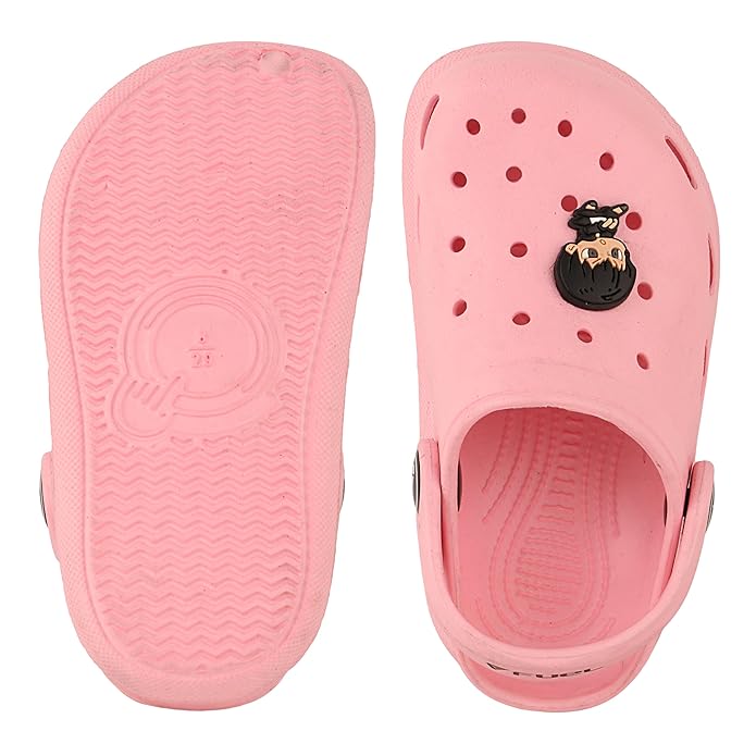 FUEL Hooper Clogs Slipper for 4-10 Years Boys/Girls (PINK)