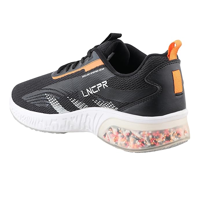 FUEL UNIQSTEP Sport Shoes For Man (BLACK/ORANGE)